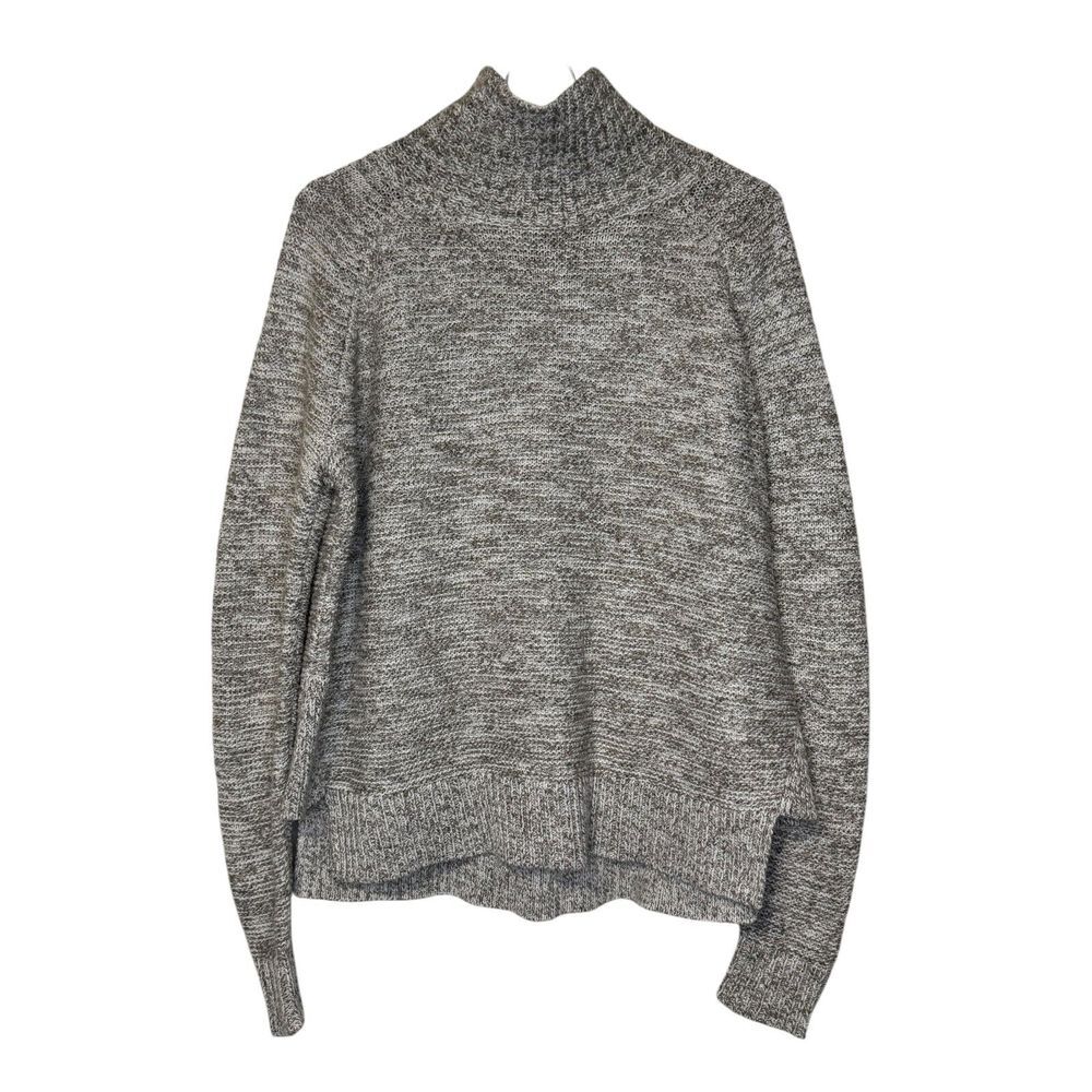Madewell Women Sweater Mock Turtleneck Knit Long Sleeve Pullover Beige Tan XS